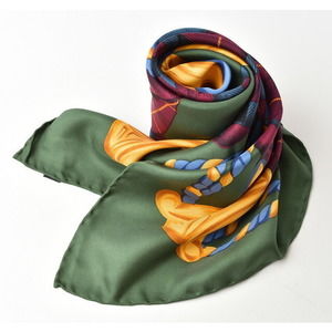 Celine Scarf Carre Blason Green
